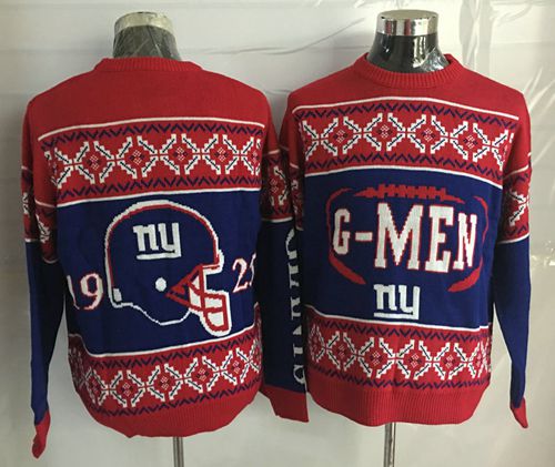 Nike Giants Men's Ugly Sweater_1 - Click Image to Close